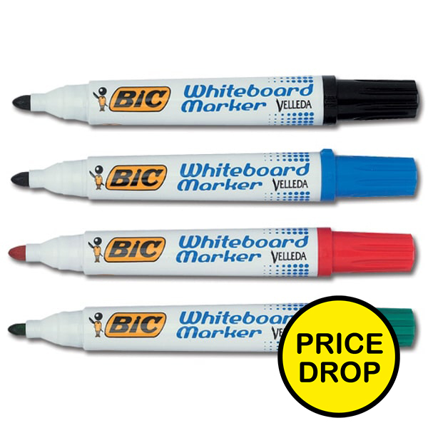 Bic Velleda Whiteboard Markers 4pk