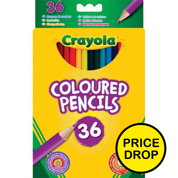 Crayola Coloured Full Length Pencils 36Pc