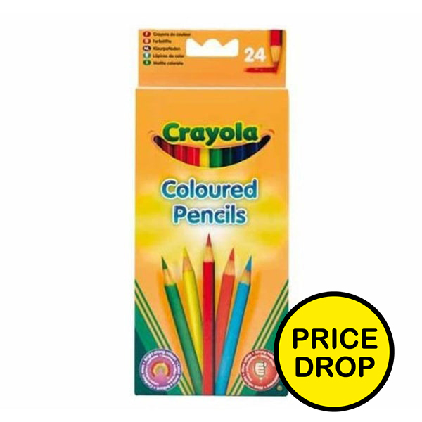 Crayola Coloured Long Pencils 24Pc