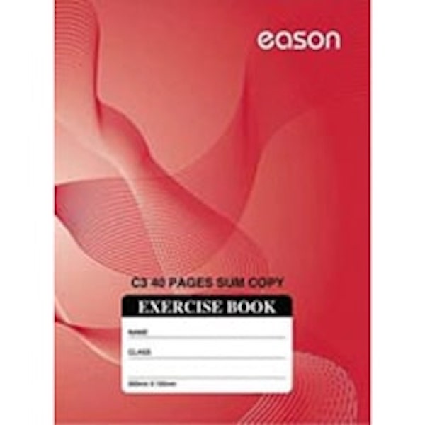 Eason 40 Page Sum Copy (pack of 10)
