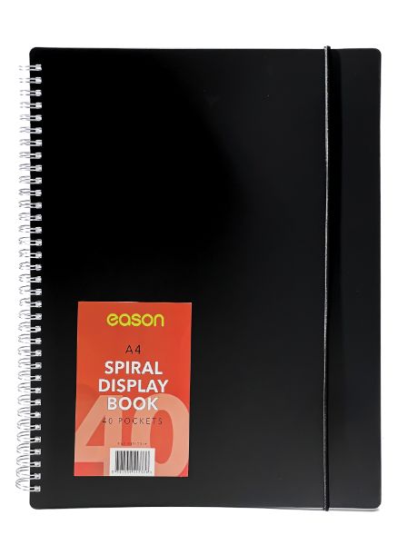 EASON A4 TWIN WIRE DISPLAY BOOK 40 POCKET