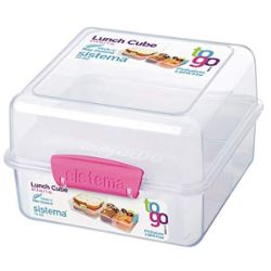 Sistema 1_4 litre Lunch Cube clear