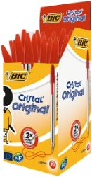 Bic Cristal Red Med Barcoded