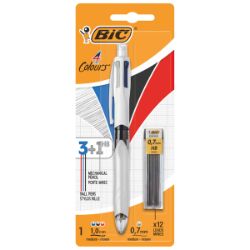 Bic 3 Colour + Pencil