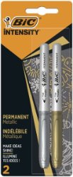 BIC Gold & Silver Markers Blister 2