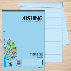 Aisling Refill Pad AHABFM Blue A4 50 leaf
