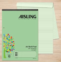 Aisling Refill Pad AHAGFM Green A4 50 leaf