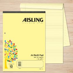 Aisling Refill Pad AHAYFM Yellow A4 50 leaf