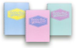 Pukka A4 Pastel Jotta Notepad 3 Mixed Colours (pack of 3)