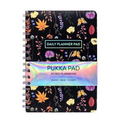 Pukka Bloom A5 Daily Planner Pad Black