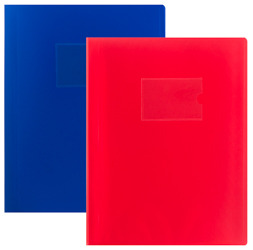 Eason 2 pack 100 Pocket Flexi Display Book - Blue  Red