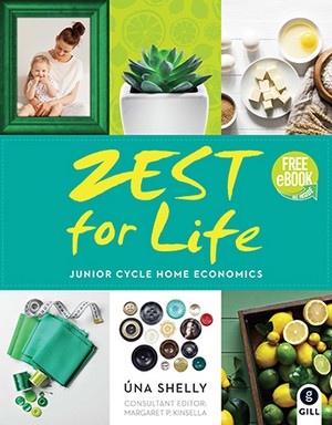 Zest For Life Text & Work Book Junior Cycle Home Economics