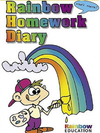 Rainbow Homework Diary