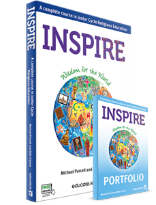 Inspire Junior Cert  Religious Education (3 year book) & Por