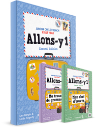 Allonsy 1 Gaeilge Edition Textbook Mon chef d oeuvre Book &