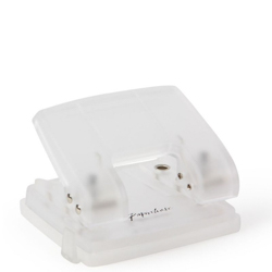 ##Paperchase Frosted White 2 Hole Punch##