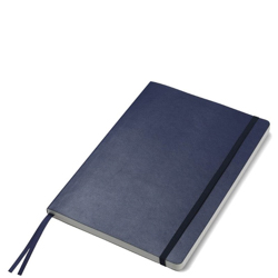 ##Paperchase Agenzio Large Soft Cover Ruled Notebook -Midnig