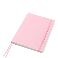 ##Paperchase Agenzio Large Soft Cover Ruled Notebook - Blush