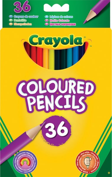 Crayola Long Col Pencils 36S