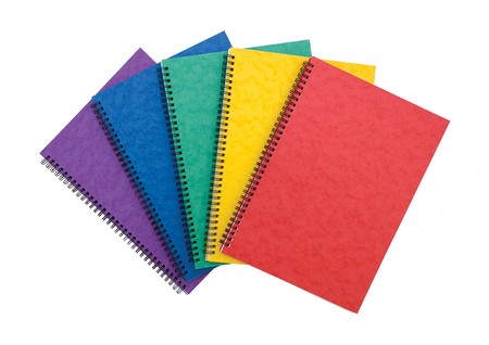 Pukka A4 120page Sidebound Notemakers Asst.Colours-Purple Bl