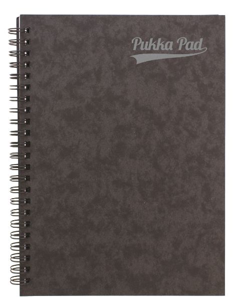 Pukka A5 120page Black Sidebound Notemakers-Black