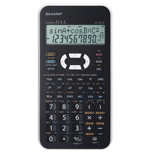 SHARP Calculator EL531WB/XB