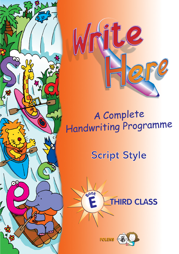Write Here E Script Handwriting Programme