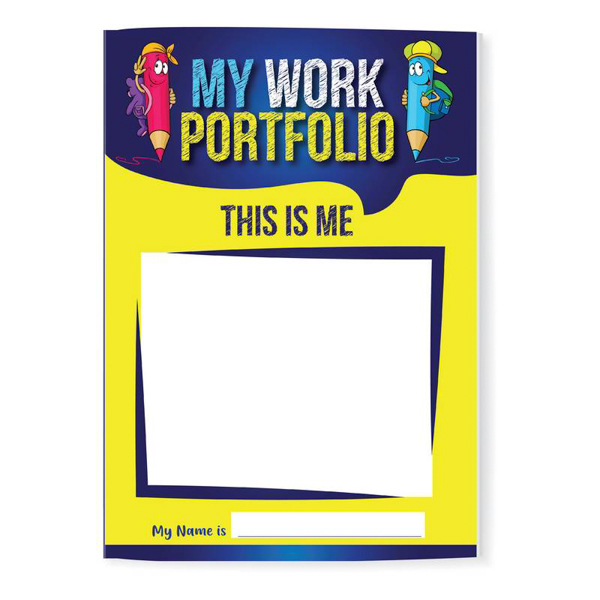 My Work Portfolio A4 Plain Copybook