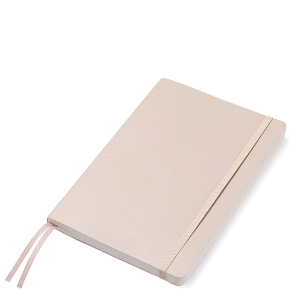 ##Paperchase Agenzio Medium Soft Cover Ruled Notebook - Oatm