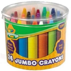 Crayola My First Easy Grip Jumbo Crayons 24Pc Tub