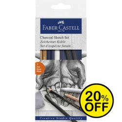 Faber Castell Charcoal Sketch Set 7Pc