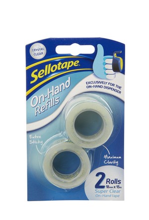 Sellotape On Hand Reffill Twin Pack