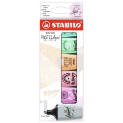Stabilo Pastellove Assorted Colours Highlighters 6Pk