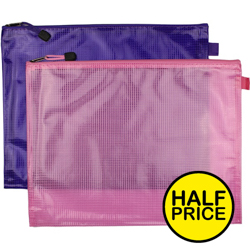 Eason 2 Pack B4 Pink/Purple Mesh Bag - Half Price Offer