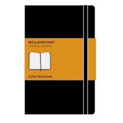 Moleskine Notebook Large Ruled Black Hard Cover
