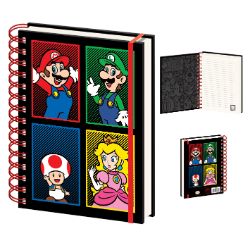 Super Mario (4 Colour) A5 Wiro Notebook
