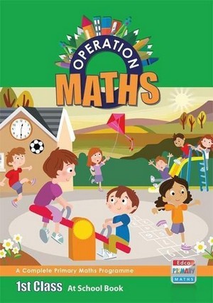 Operation Maths 1 At School Book 1st Class