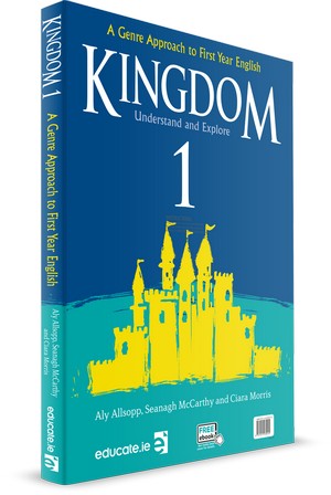 Kingdom 1 1st Year English Junior Cert Textbook  & Portfolit