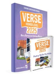 Verse 2025 Hl Textbook & Poetry Skills Portfolio Leaving Cer