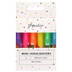 ##Paperchase 6 Mini Bee Highlighters##
