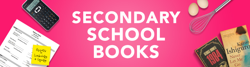 Secondary School Books Banner 2021